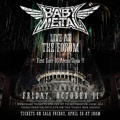 babymetal live at the forum los angeles