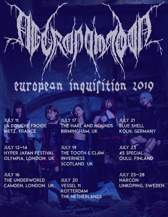 necronomidol european tour 2019